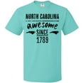 thumbnail image 3 of Inktastic North Carolina Awesome Since 1789 T-Shirt, 3 of 5
