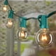 thumbnail image 1 of Guirnalda de luces para exteriores G40 de 25 pies con 27 bombillas de vidrio Edison (2 de repuesto), luces navideñas colgantes conectables a prueba de agua para patio trasero, porche, balcón, fiesta,, 1 of 4