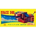 thumbnail image 2 of Retrobot 18x11 White Modern Wood Framed Museum Art Print Titled - Space Dog, 2 of 4