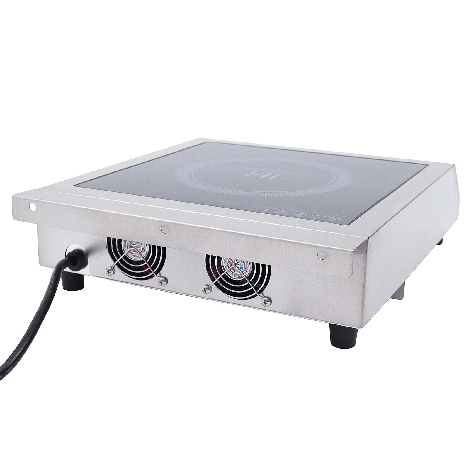 Portable Induction Cooktop Stainless Steel Electric Countertop Cooker Timed 24H High-power Induction Cooktop 3500W Countertop Cooker Stainless Steel Body &Timer Portable Induction Cooktop