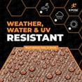 thumbnail image 4 of 5' x 7' Super Heavy Duty 16 Mil Brown Poly Tarp Cover - Thick Waterproof, UV Resistant, Rot, Rip and Tear Proof Tarpaulin with Grommets and Reinforced Edges - by Xpose Safety, 4 of 8