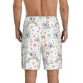 thumbnail image 3 of Kdxio Cute Koala Print Mens Sleep Shorts Bottoms Soft Comfy Pajama Wear Pants with Drawstring Pockets, 3 of 7
