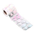 thumbnail image 3 of Flowers Tulle Rolls 8cm 10yd Exquisite Bright Beautiful DIY Flexible Wide Application Tulle Roll Spool FabricGradient Pink Yellow, 3 of 4