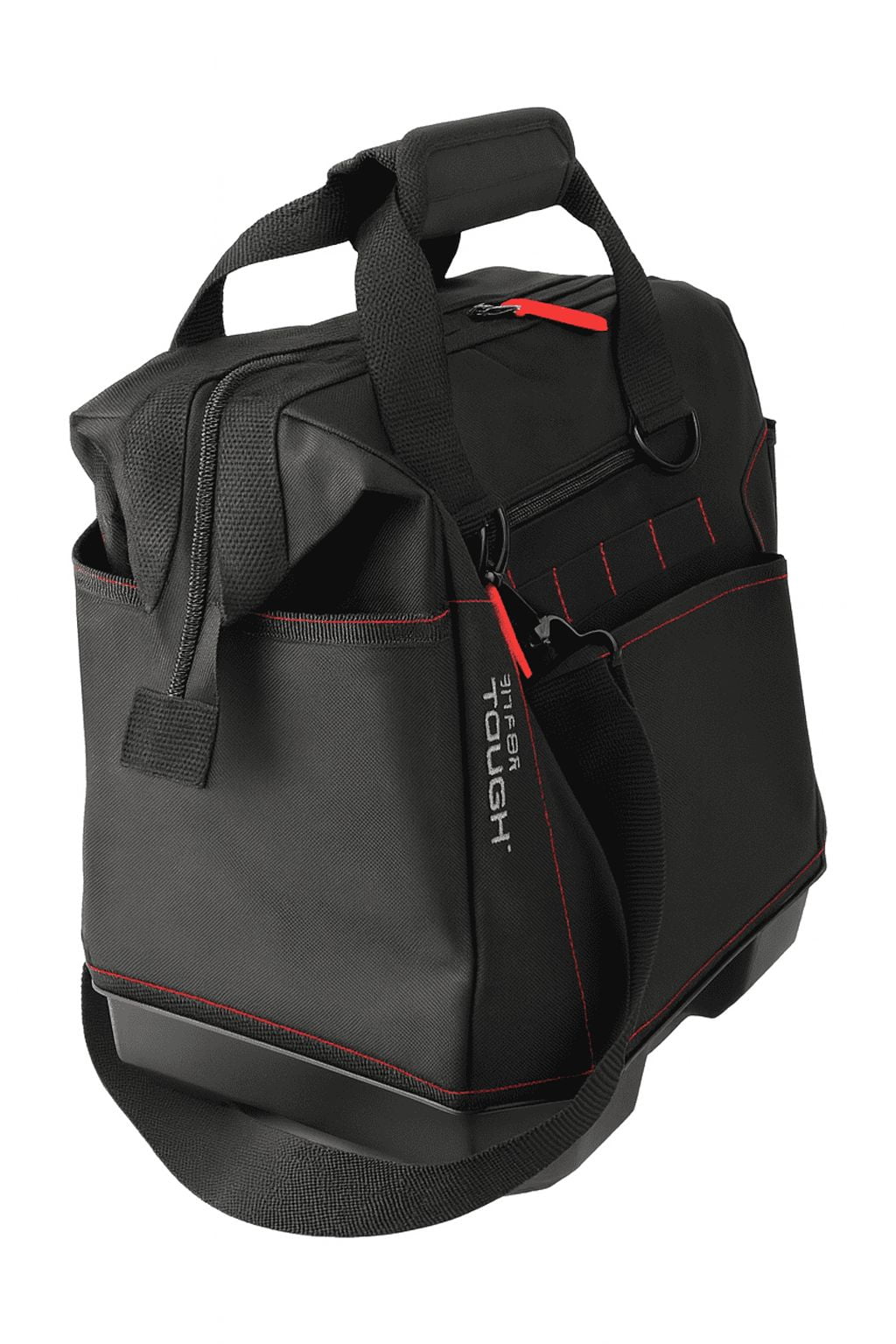 Hyper Tough Hyper Stack Half Size Tool Bag – Durable Soft Sided, Stackable Organizer, Portable Handle
