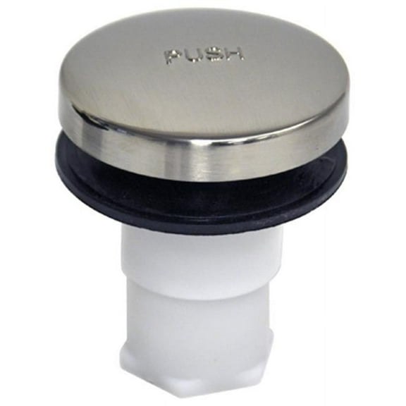 10755 Touch Toe Tub Stopper, Brushed Nickel