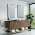 thumbnail image 4 of James Martin Vanities 72" Double Vanity, Chestnut w/ 3 CM Charcoal Soapstone Top, 4 of 6