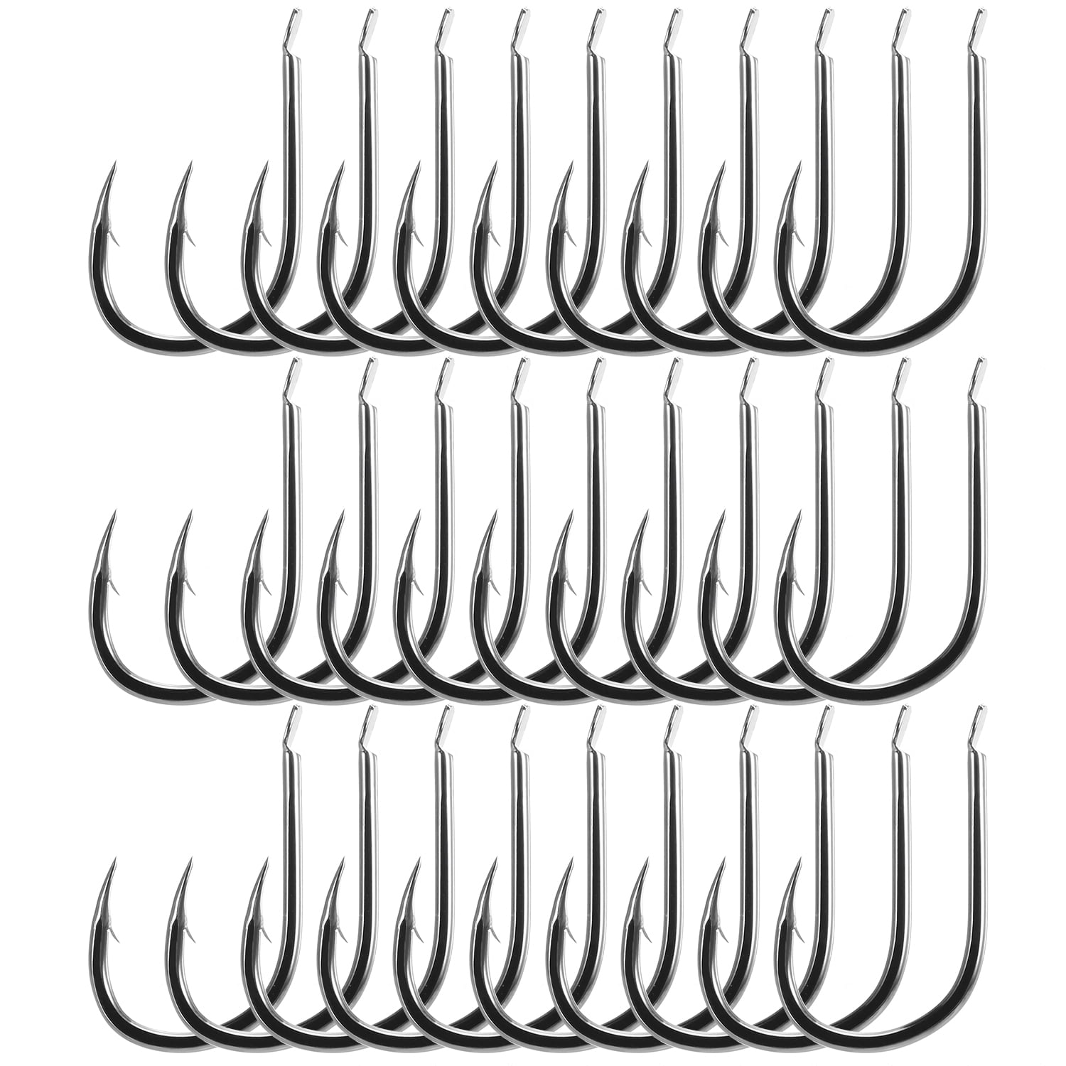 Lot De 100 Ou 500 Hameçons Acier Haute Teneur En Carbone – Tailles 3# à 12#, Boîte De Rangement