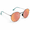 Country Chic Silver Rose, variant on Aston Tangle Free - Round Metal Polarized Womens Sunglasses