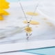 thumbnail image 3 of Collar de mujer colgante girasol Bling Bling aleación, 3 of 10