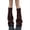 Coffee, variant on 1 Pair Leg Warmers Flared Knitted Thickened Knee High Stretchy Keep Warm Solid Color Autumn Winter Women Boot S
