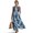Art Blue Bamboo, variant on Women's Summer Tank Dress Sleeveless Maxi Dress Faux Linen Casual Dresses with Pockets Aztec Red Geometric Print Loose Fit Beach Dresses Vacation Outfit, 4XL
