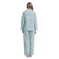 thumbnail image 6 of Amaxer Women's Pure Cotton Long Sleeve Notch Collar Pajama Set - Breathable Lightweight Sleepwear , Soft Loungewear for Spring and Summer & Comfort, 6 of 6