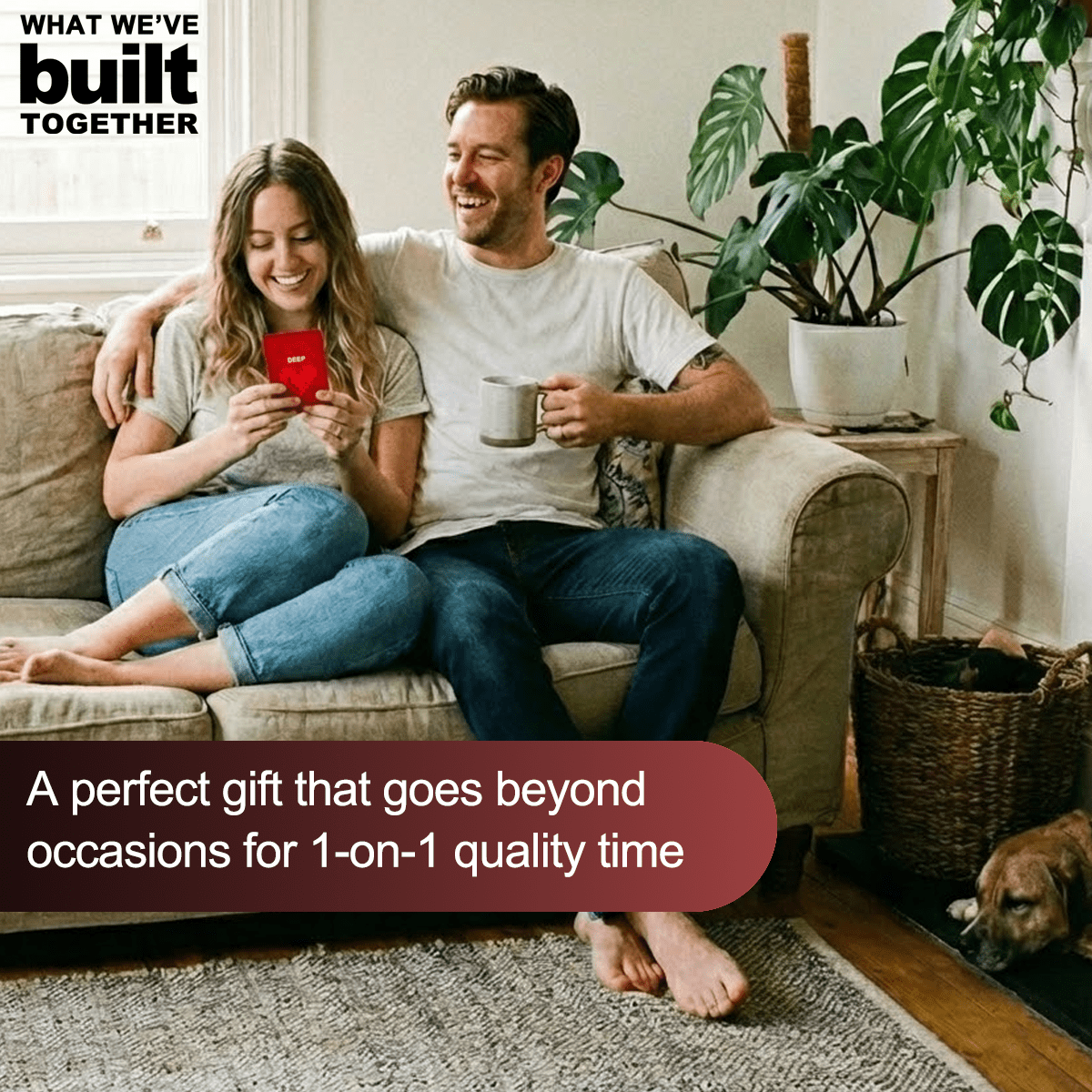 What We've Built Together – Conversation Card Game for Couples | 180 Deep Questions Across 3 Categories | Reflect, Reconnect & Rediscover Your Love Story | Perfect Anniversary Gift, Date Night Game