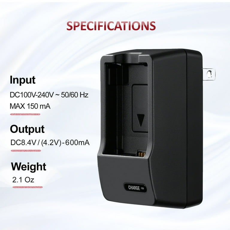 Battery Charger Compatible With Canon PowerShot SX410 IS