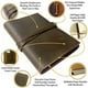 thumbnail image 2 of Set regalo cuaderno cuero recargable Sovereign-Gear Cuaderno encuadernado cuero Vintage A5 8.8'x6.5', 2 of 3