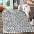 thumbnail image 1 of HAHDAXIA Moroccan Area Rugs 3x5,Gray Washable Entry Rug,Non-Slip Boho Small Bedroom Throw Mat,Non-Shedding Farmhouse Soft Low Pile Floor Carpet for Kitchen Bathroom Living Room, 1 of 6