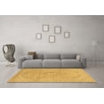 thumbnail image 3 of Ahgly Company Indoor Square Abstract Brown Modern Area Rugs, 6' Square, 3 of 4