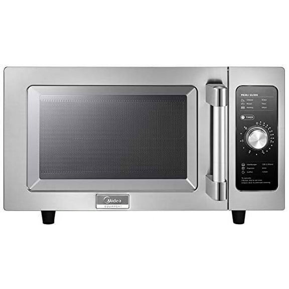 Midea 1025F0A Light Duty Commercial Microwave 1000W with Dial Controls