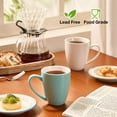 thumbnail image 4 of Juego de tazas de café Mfacoy de porcelana, 400 ml (13 oz), color azul surtido, 6 unidades, 4 of 6