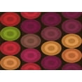 thumbnail image 1 of Ahgly Company Indoor Rectangle Patterned Mahogany Brown Area Rugs, 4' x 6', 1 of 6