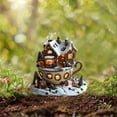 thumbnail image 4 of Fiudx Flower Pot Standing Card Garden Wooden Stake Family Courtyard Garden Decorative Ground Plug, 4 of 4