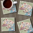 thumbnail image 4 of Thirstystone South Carolina Attractions Tumbled Tile Coaster 4-Pack, 4 of 8