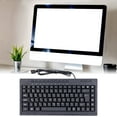 thumbnail image 3 of Wired Keyboard, Rubber Design Durable Exquisite Craftsmanship For Office For Students, 3 of 7