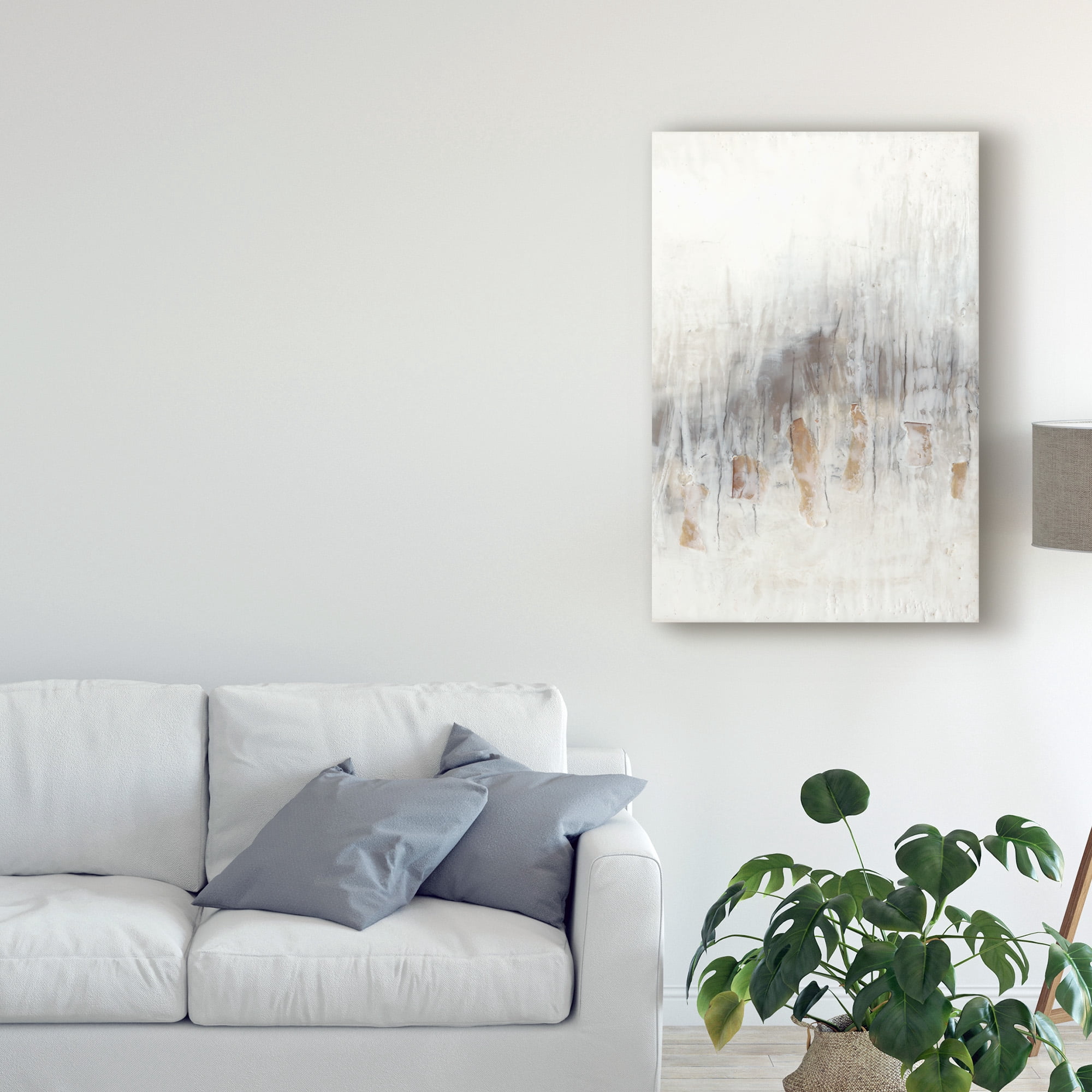 Trademark Fine Art 'Neutral Wave II' Canvas Art by Jennifer Goldberger