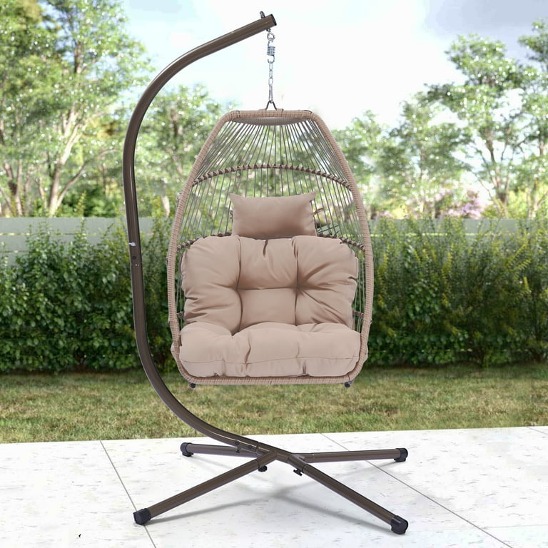 Egg chair swing sale walmart