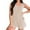 Khaki, variant on Oplxuo Women's Ribbed Knit Rompers Loose Button Up Sleeveless Summer Henley Tank Tops Jumpsuit with Pockets