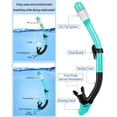 thumbnail image 3 of Set 4 en 1 de equipo de snorkel Ubekezele para adultos con bolsa de viaje, 3 of 7