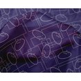 thumbnail image 4 of oneOone Silk Tabby Fabric Geometric Maze & Rabbit Animal Sashiko Print Fabric BTY 42 Inch Wide, 4 of 4