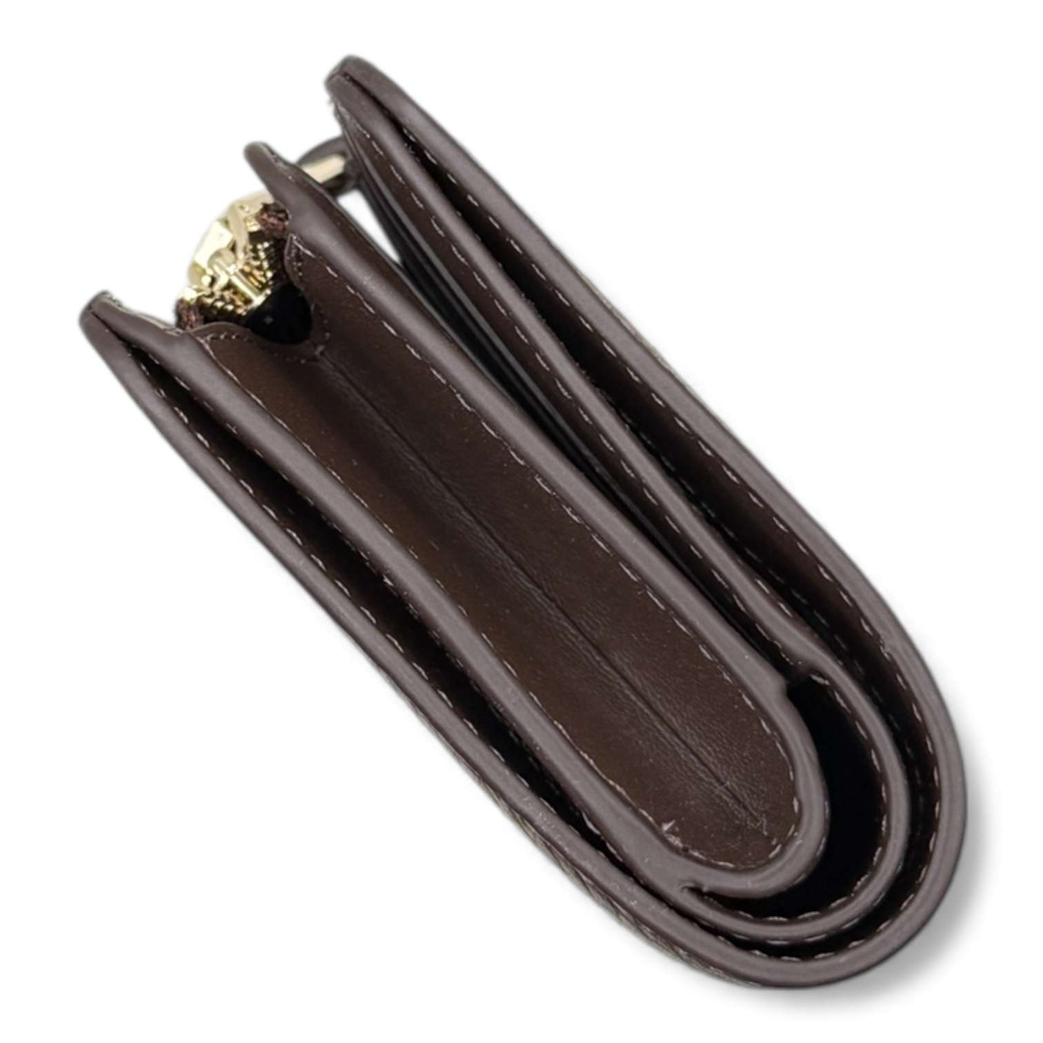 Kate Spade New York Lena Pebbled Leather Medium Bifold Wallet (Hot Fudge)