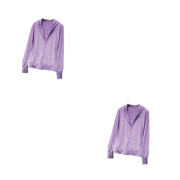Abrigo de seda helada Sonducket con capucha protector solar chaqueta deportiva mujer Type9 NO9