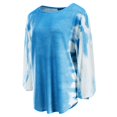 thumbnail image 2 of Vedolay Women T Shirts Casual Womens Oversized Half Zip Sweatshirt Crewneck Long Sleeve Pullover Hoodie Clothes,Sky Blue L, 2 of 4