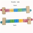 thumbnail image 2 of Double Sides Math Education for Kids Mathematics Decomposition Ruler Digital Resolution Ruler Teaching Addition Ruler Math Arithmetic, 2 of 9
