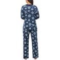 thumbnail image 3 of Nautica Women's 2 Piece Cozy Fleece Pajama Sleepwear Set (Blue Snowflakes,XXL), 3 of 5