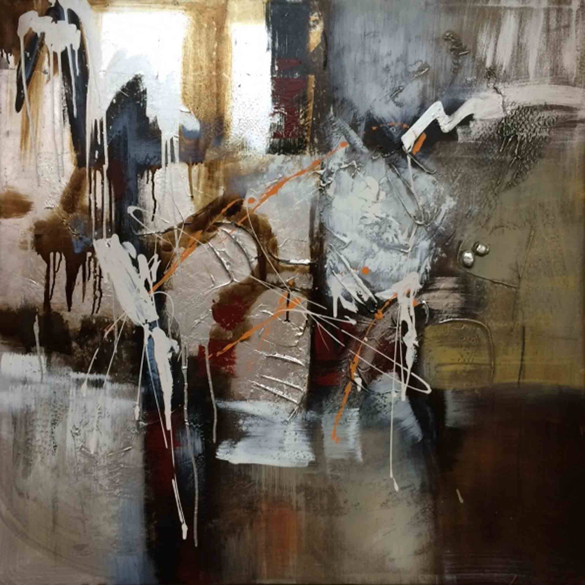 BDImport Art HandPainted Abstract 1 Canvas Oil Painting