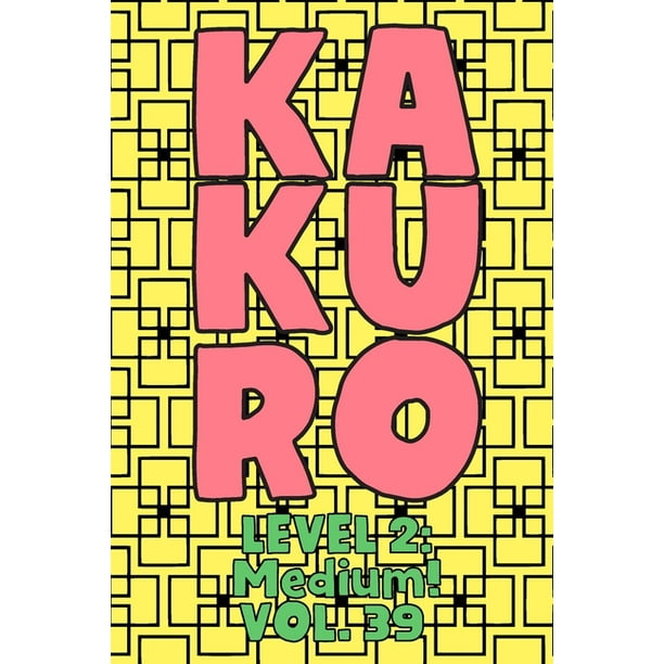 Kakuro Level 2 Medium Vol 39 Play Kakuro 14x14 Grid Medium Level 
