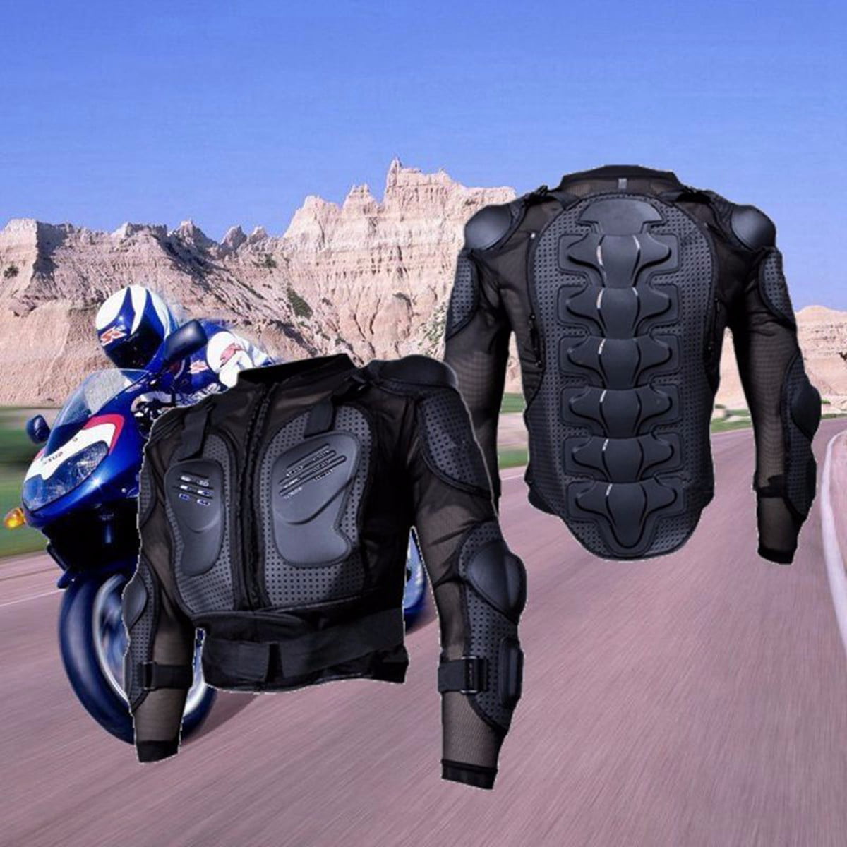 Motorcycle Armored Jacket - Motorcycle Full Body Armor Jacket Protector