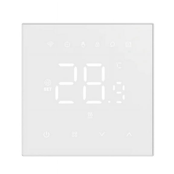 Tuya Smart WiFi Thermostat Warm Floor Heating 220v 16A Gas Boiler Electric Temperature Controller Home White