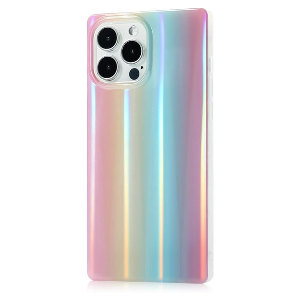 CASELIX iPhone 13 Case Cute Square Laser holographic iPhone 13 Phone