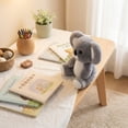 thumbnail image 5 of Koala Plush Toy, Soft Stuffed Animal Koala Doll, Realistic Marsupial Plushie, 9.8in Koala Figure for Living Room Decor, Cuddly Wildlife Animal Toy Figure, 5 of 6