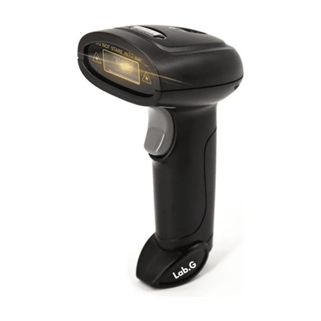 Lector Codigo de Barras Inalámbrico 1d/2d Lector Qr Bluetooth Lab.G Negro