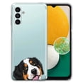 thumbnail image 1 of WIRESTER Transparent Soft Gel TPU Clear Case Slim Protective Cover for Samsung Galaxy A13 5G 6.5" 2021, Animal Bernese Mountain Dog, 1 of 1