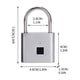 thumbnail image 3 of Candado digital con huellas dactilares - Seguridad portátil recargable USB para taquillas, armarios, equipajes, maletas, mochilas, 3 of 6