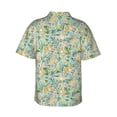 thumbnail image 4 of Xecao Rabbit And Chick print Hawaiian shirt - a stylish short-sleeve button-down for men, perfect for casual beach and tropical outings., 4 of 9