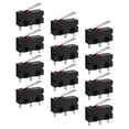 thumbnail image 2 of 12Set Black Micro Limit Switch for Mechanical Equipment Compact Tiny Limit Detection, 2 of 9