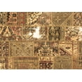 thumbnail image 1 of Ahgly Company Indoor Rectangle Patchwork Brown Transitional Area Rugs, 5' x 8', 1 of 4