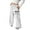 White, variant on Teen Girl Sweatpants with Pockets Girls Solid Pants Essentials Sweatpants Kids Spring Fall Sweatpants